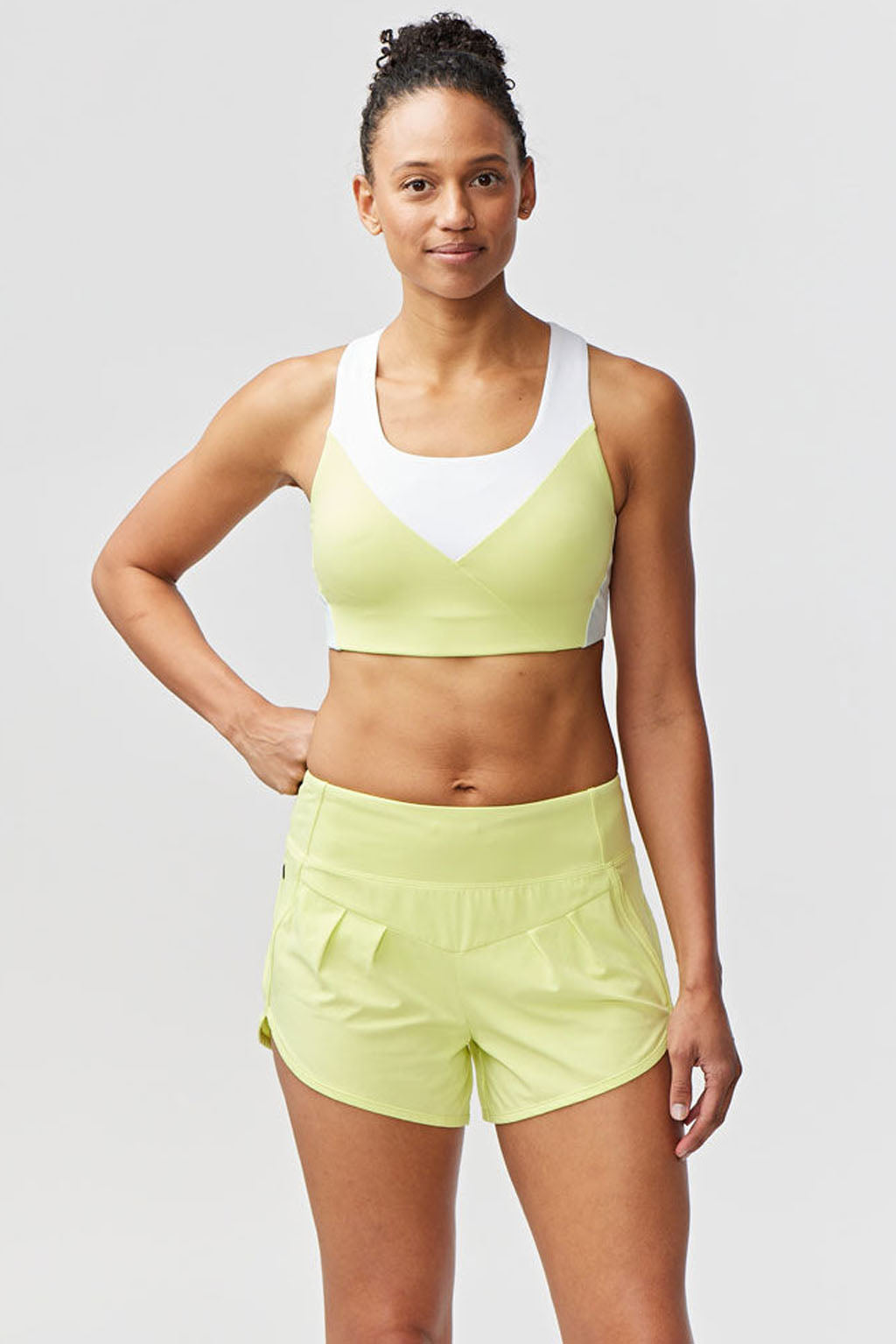 Devine Lace Detail Bow Back Square Neck Fake Two Piece Cami