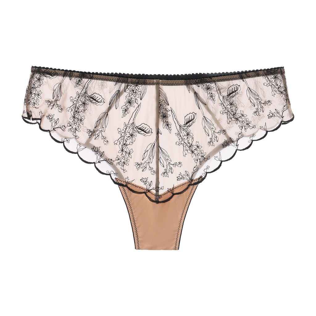 Kim Embroidery Cheeky on Jelly Fabric